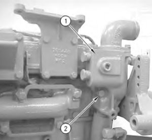 3116 and 3126 Truck Engines Water Temperature Regulator Housing ...